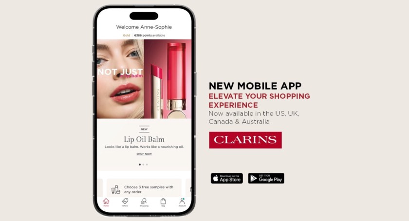 Clarins Launches Mobile App to Expand Customer Relationships